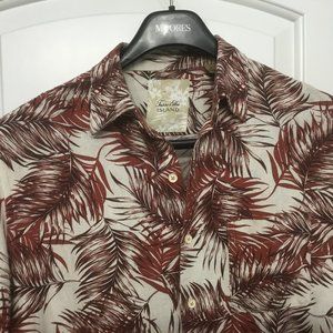 Tasso Elba Island Men’s Tropical Shirt Size S Preowned
